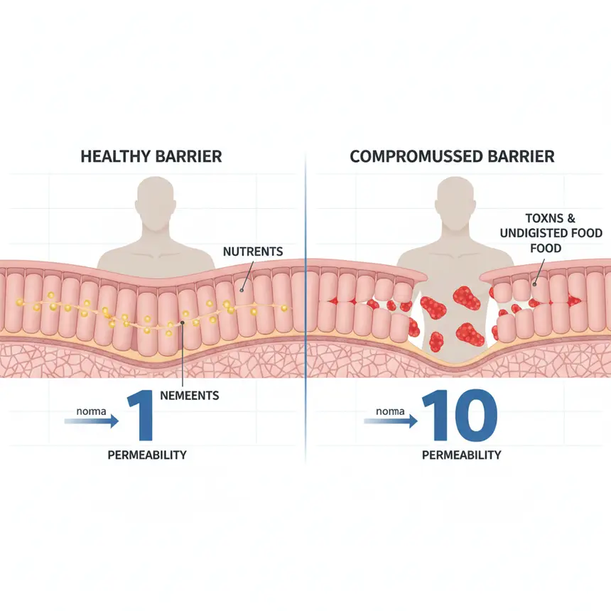 How a Compromised Gut Barrier Affects the Entire Body