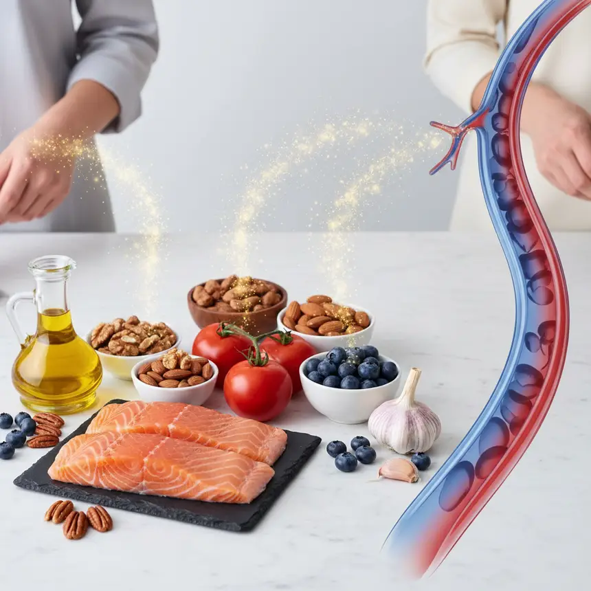 Healthy foods, vessel nutrients