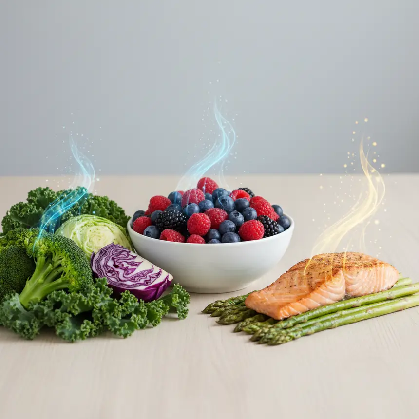 Anti-inflammatory foods, healthy diet, nutrients