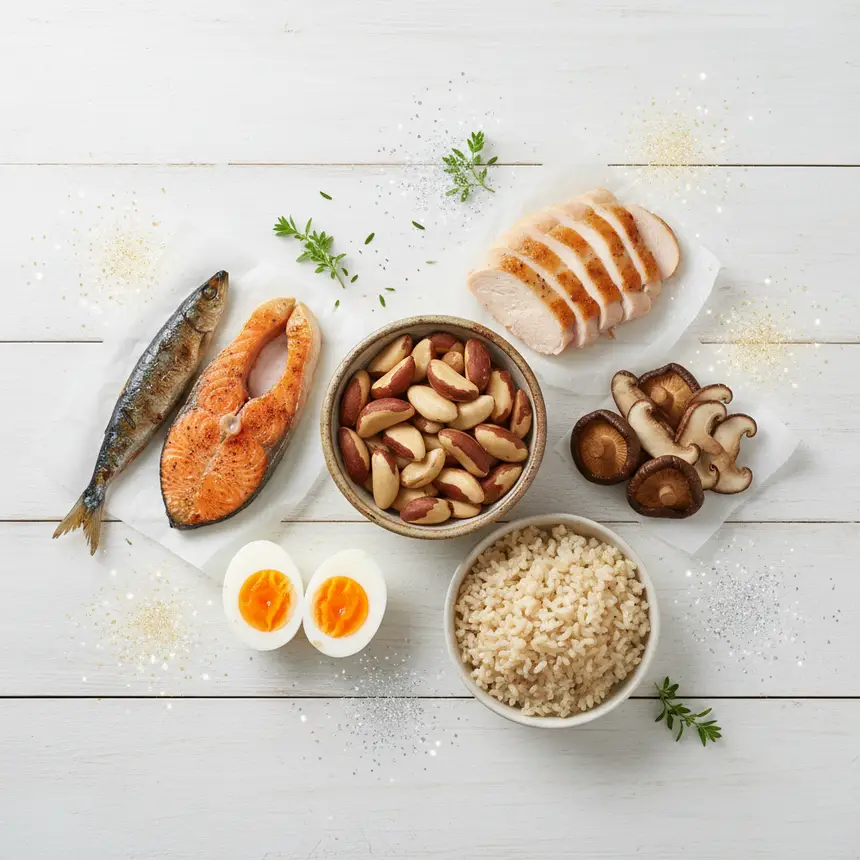 selenium foods comparison