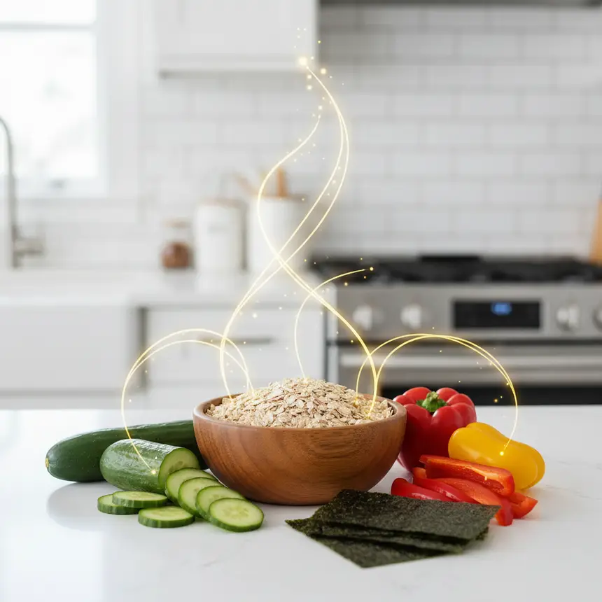 Silicon-rich foods, healthy diet