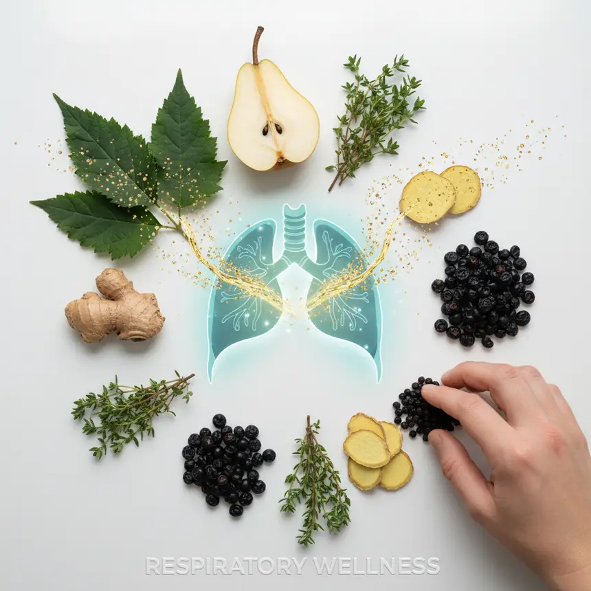 Traditional throat health ingredients, plant extracts, pear