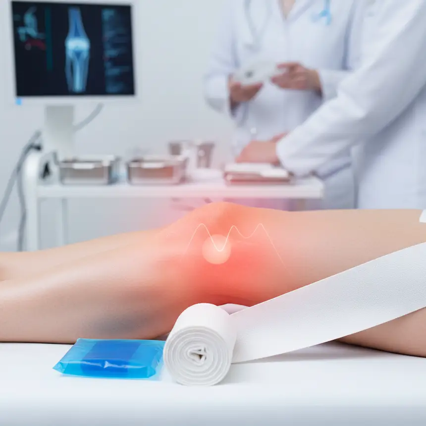 Knee joint discomfort