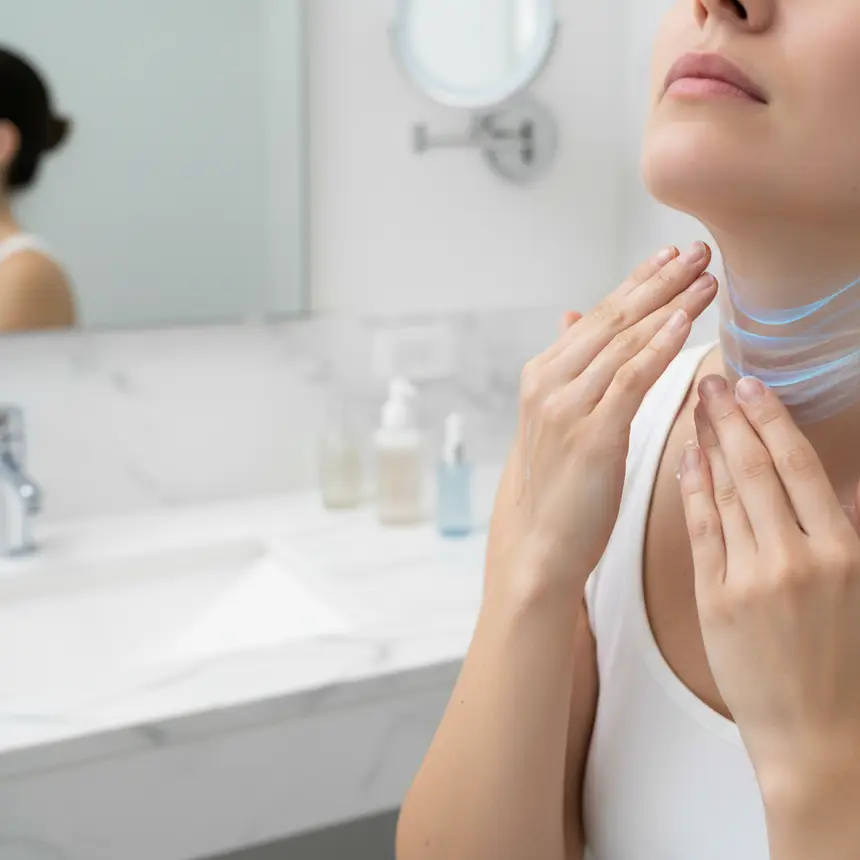 Skincare routine, sunscreen