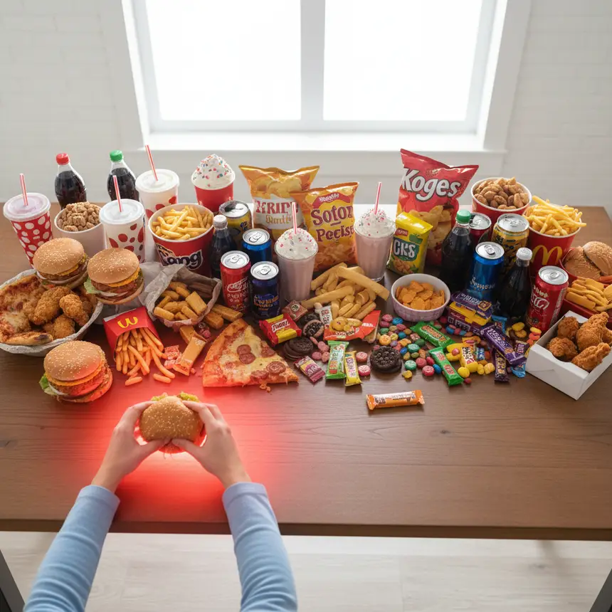 Unhealthy diet, blood sugar imbalance, modern habits