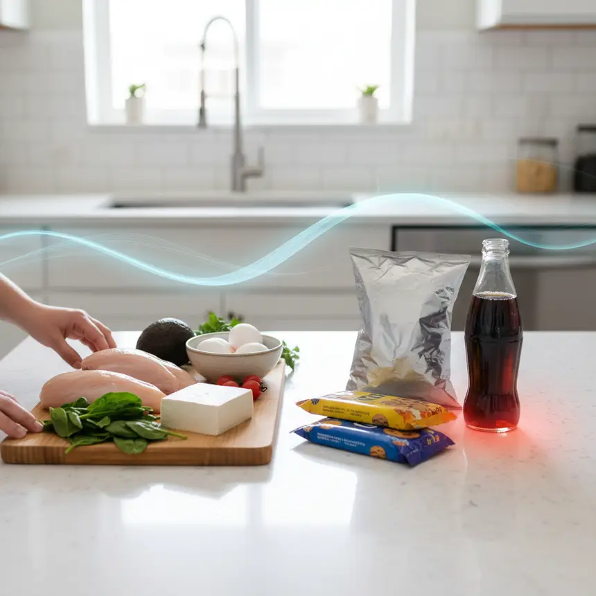 Recovery diet foods to avoid, staged eating, healthy ingredients