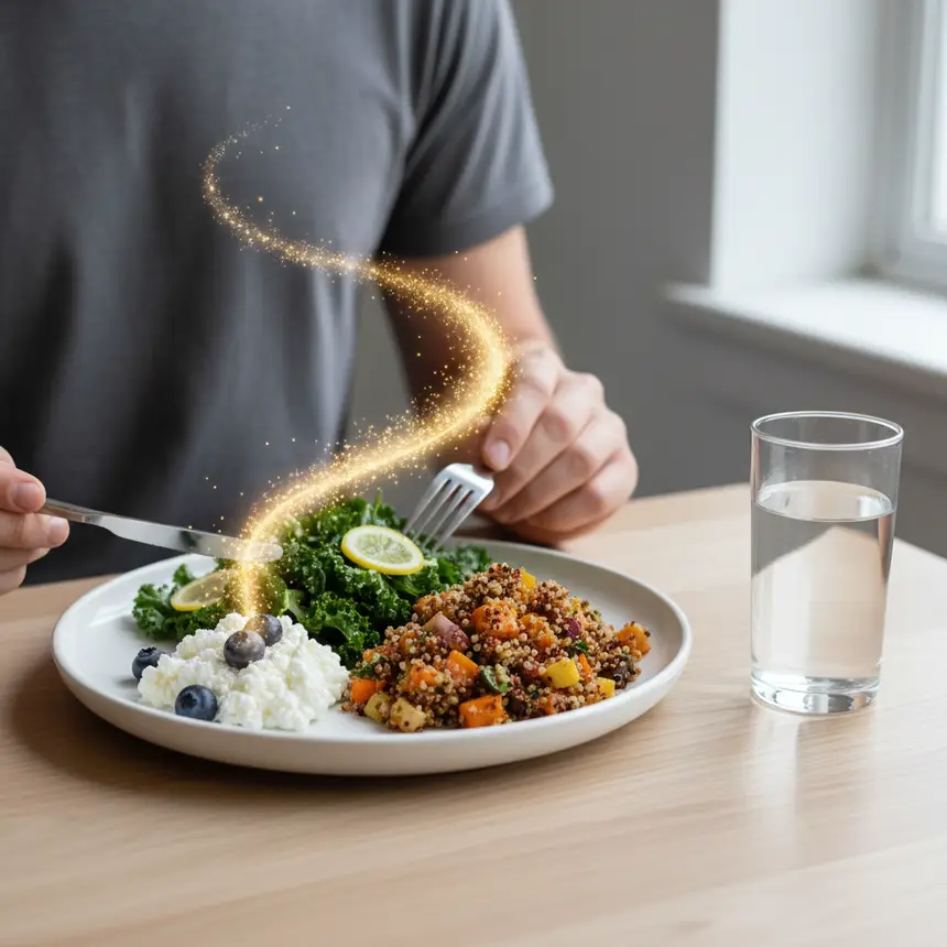 Balanced meal plate