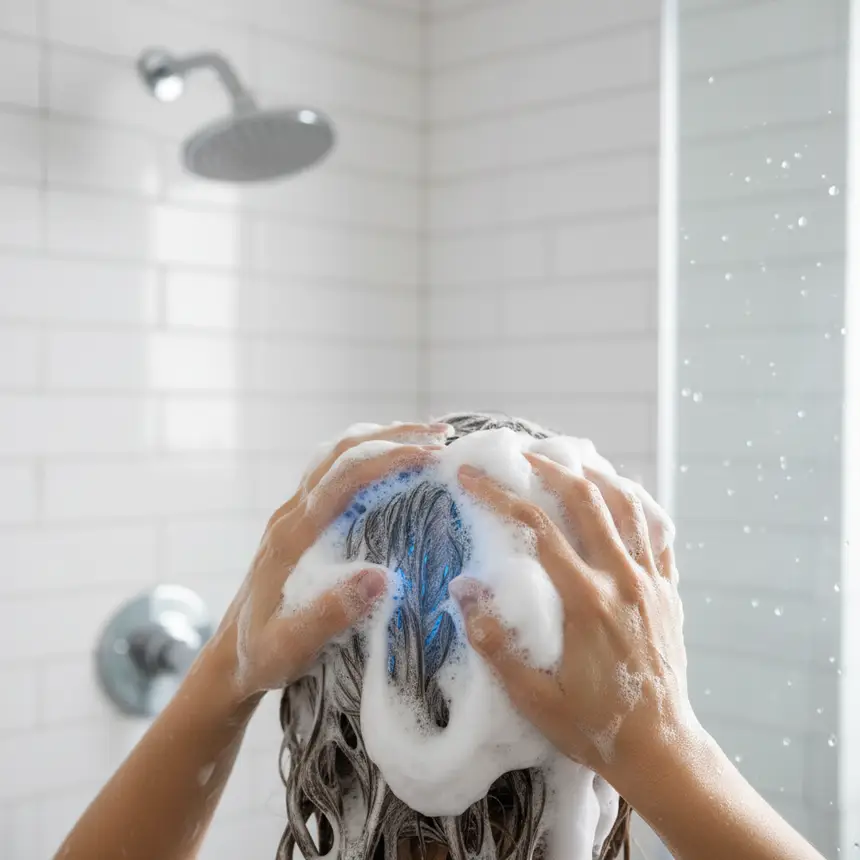 scalp massage, hair cleansing