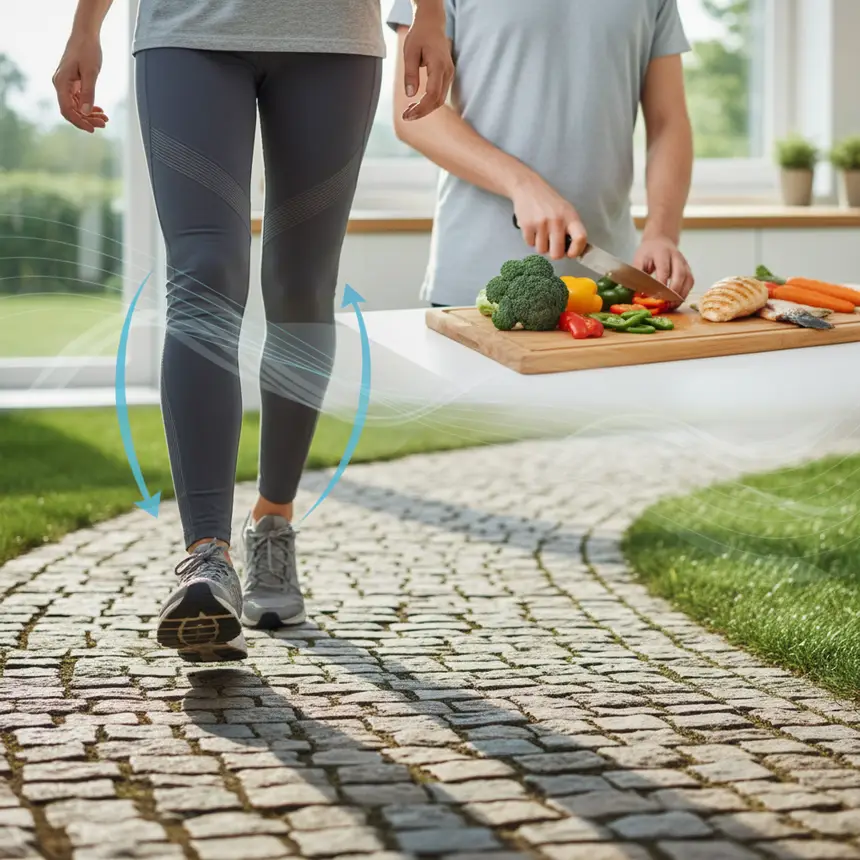 Fatty liver management, weight loss, regular exercise
