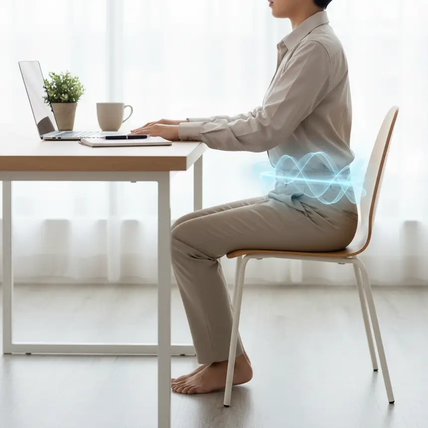 Good posture digestion