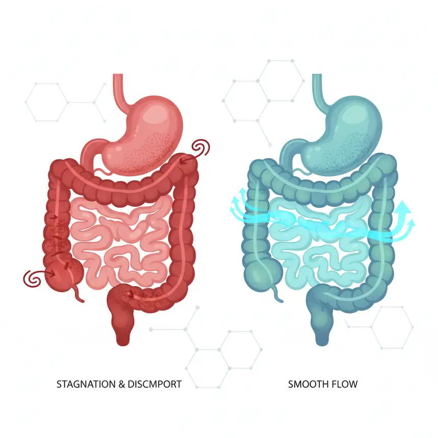 Digestive system health comparison