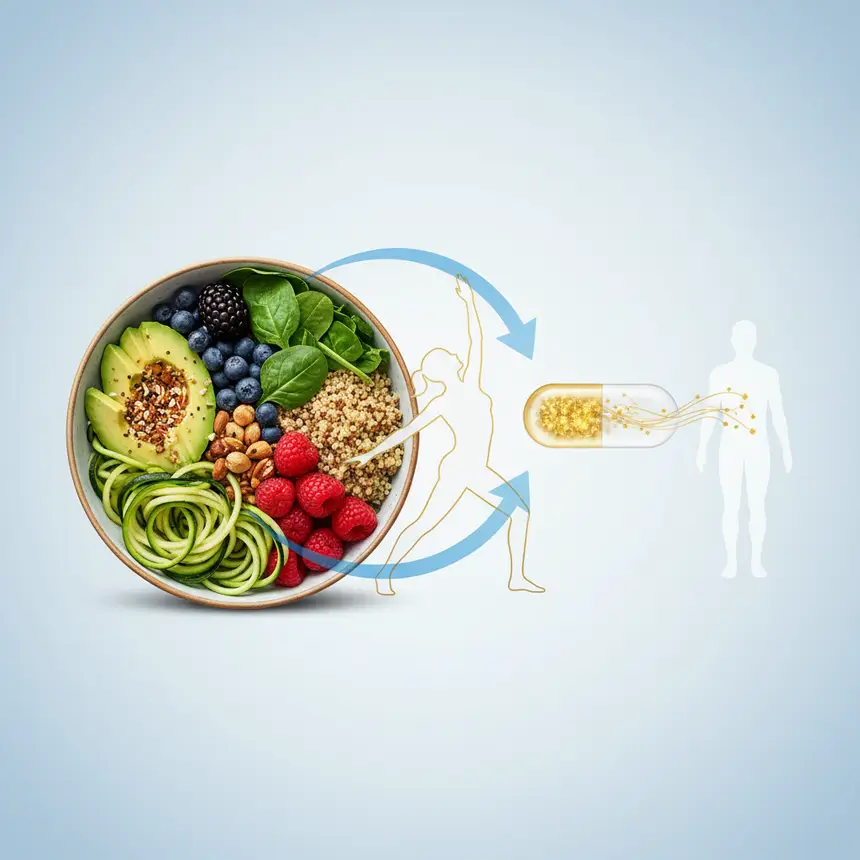 Healthy food exercise supplements