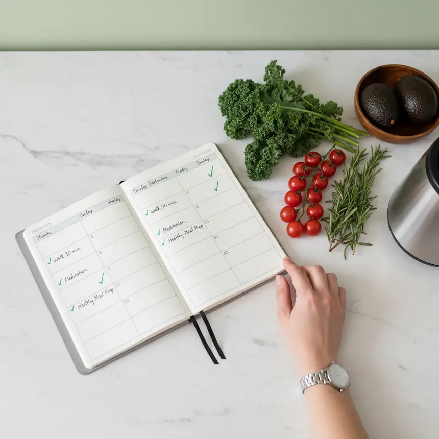 Health habits planner ingredients