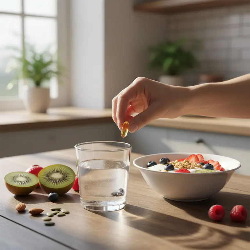 Vitamin D intake routine