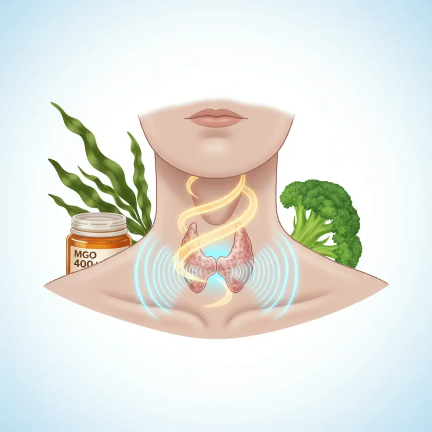Thyroid nutrient absorption, healthy thyroid