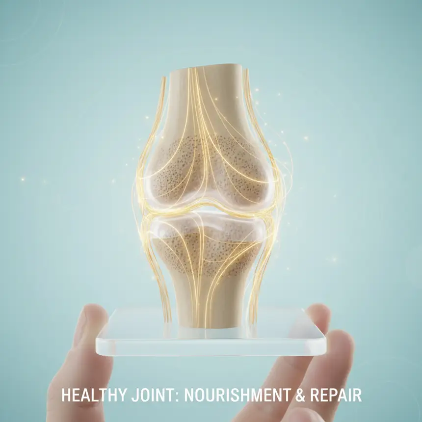 Joint cartilage structure, essential joint nutrients