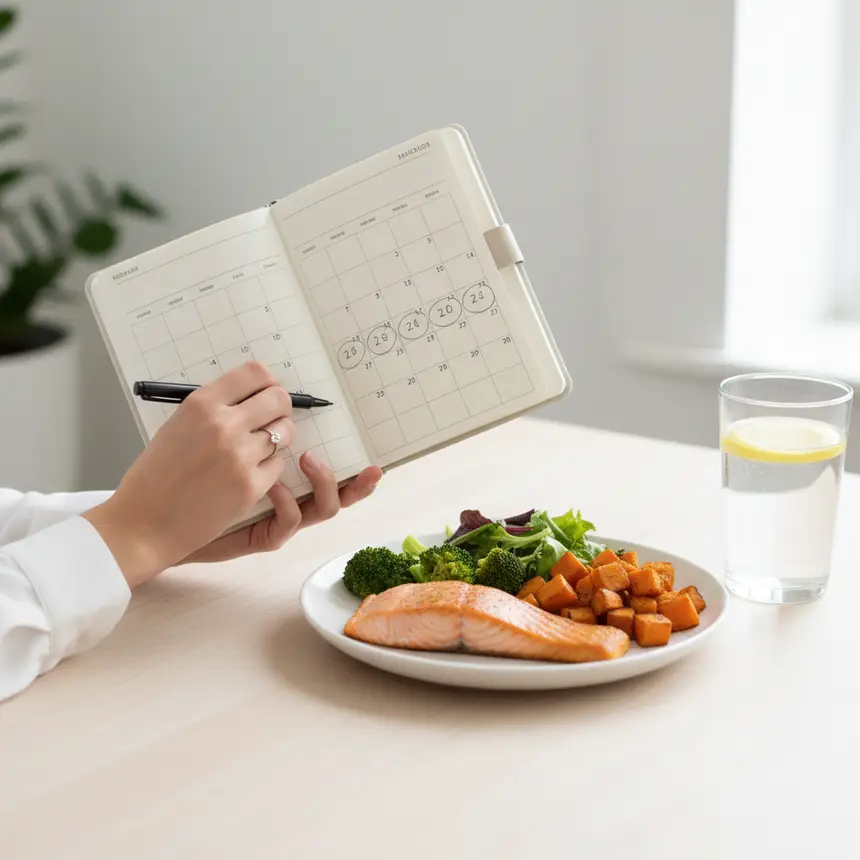 Lifestyle improvement, menstrual cycle tracking